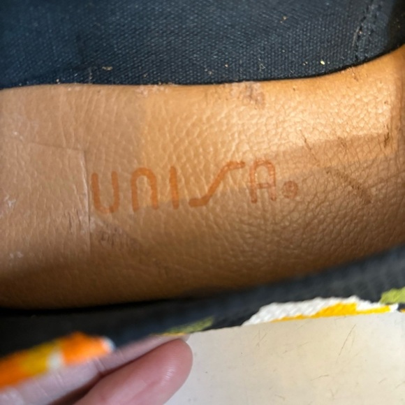 Unisa women’s canvas orange floral print ballet  flats in size 6.5 - Picture 6 of 7